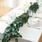 2 Strands Artificial Vines Ficus Garland 78" Fake Vine with Silk Green Leaves Faux Hanging Plants Greenery Decorations for Bedroom Table Centerpieces Wall Party Wedding Room Decor (Ficus)